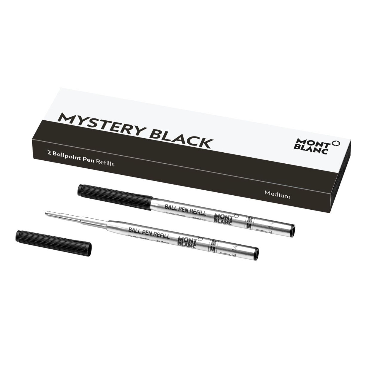 Montblanc - 2 x Ballpoint Pen Refills (M) Mystery Black